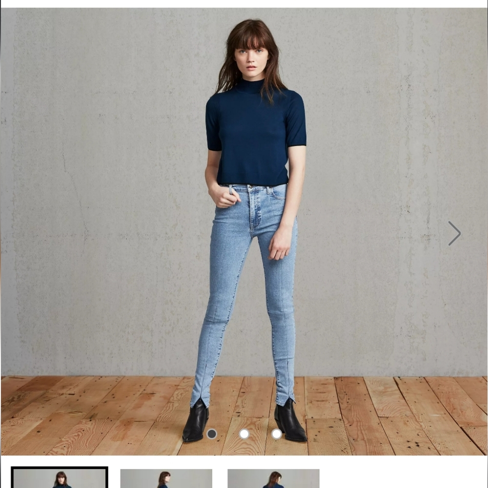SUPER RARE Levi's Made& Crafted Silver